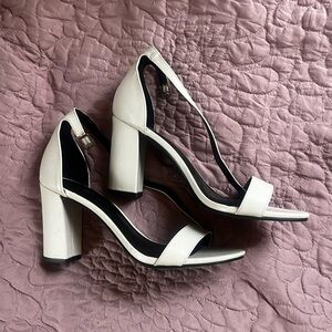 Steve Madden White Heels